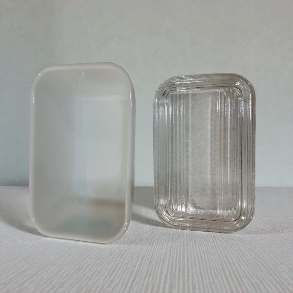 Vintage Pyrex Amish Butterprint Refrigeration Dish w Lid #502 - Picture 2 of 3